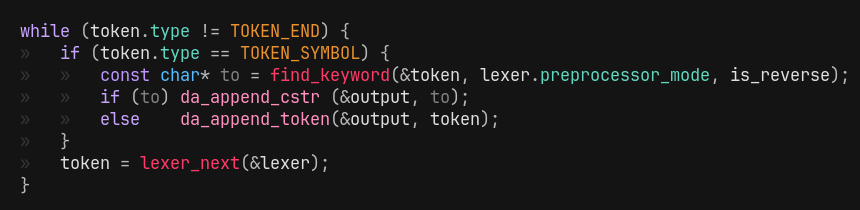 C* compiler simplified