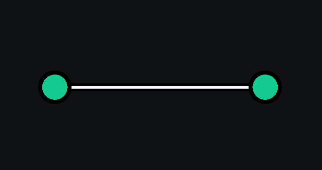 Linear Bézier curve