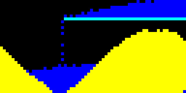 falling sand simulation