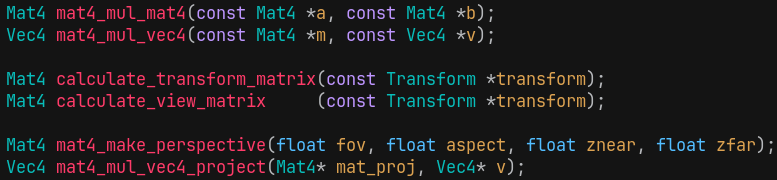 Matrix Functions