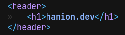 rendered html